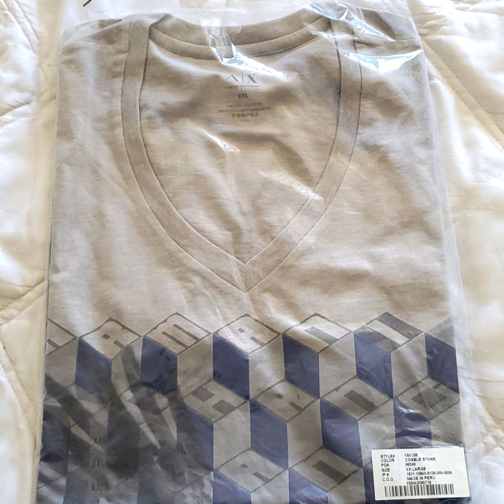 Mens Armani Exchange V-neck